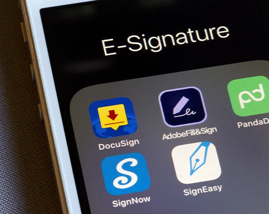 application de e-signature